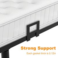 6 pièces réglable anti-dérapant en métal cadre de lit stabilisateur porte-matelas limiteur coulissant pour les Services de Fabrication de positionnement sécurisé