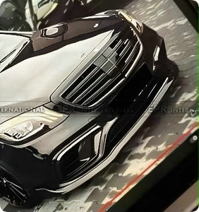 สำหรับเมอร์เซเดสเบนซ์ ปี 2018-2022 W222 S-Class S65 M Type ลิ้นหน้าคาร์บอนไฟเบอร์ - Product Image 2