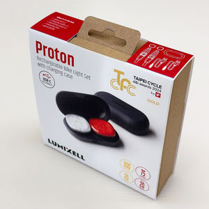 Luz LED de Bicicleta de Alta Calidad 300lm Tipo-C Recargable con Estuche de Carga - Product Image 6