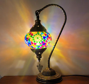 Lampu Kit Mosaik Turki LED Modern Ramah Lingkungan Bentuk Angsa dari Kaca, Buatan Tangan, Sistem Plug-in, Cocok untuk Rumah - Promo Hot Sale - Product Image 4