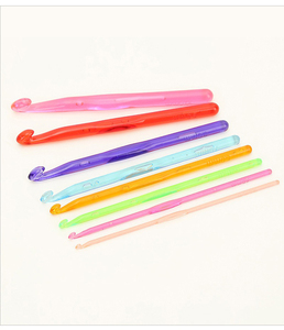 9 tamaños diferentes 3mm-12mm multicolor acrílico plástico costura tejer ganchillo ganchos <span class=keywords><strong>agujas</strong></span> conjunto <span class=keywords><strong>para</strong></span> crear suéteres <span class=keywords><strong>Amigurumi</strong></span> - Product Image 6