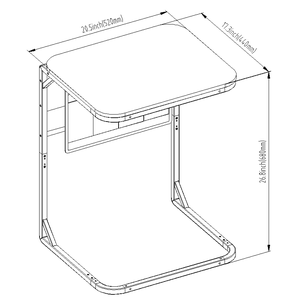 <span class=keywords><strong>Mesa</strong></span> Auxiliar de Doble Uso, <span class=keywords><strong>Mesa</strong></span> de Centro Multifuncional para Sala de Estar, Mueble de Oficina, Capacidad de Carga 15 kg - Product Image 5