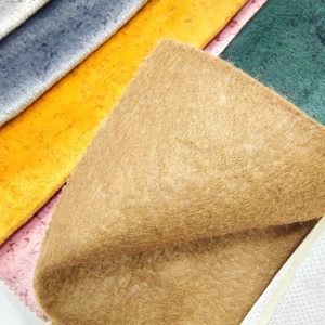 Poliéster 100%. Tela no tejida compuesta con estampado de terciopelo de alta calidad. Patrón Gypsophila - Product Image 5