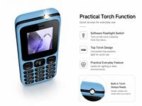 OEM 1.77-2G Dual SIM Dual Straight Bar Button Classic Backup Feature Phone 3 in 1 Murah Fm Touch 1000mah Type-C Tanpa Kamera EZFM
