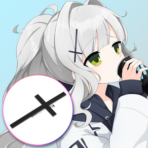 Accesorio para el cabello Lord Saint Da Blue Archive Little Hook Qing, horquilla cruzada Qing, pinza para el cabello, adorno para la cabeza, arco azul - Product Image 1