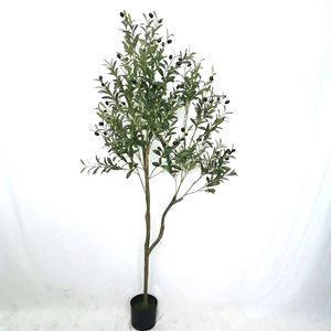 Arbre bonsaï d'<span class=keywords><strong>olivier</strong></span> à feuillage persistant, fruits d'<span class=keywords><strong>olivier</strong></span>, plastique, écologique, léger, aménagement paysager <span class=keywords><strong>de</strong></span> jardin, serre agricole - Product Image 4