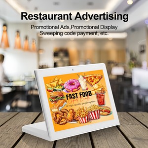 360SPB Pantalla táctil en forma de L de 10,1 pulgadas Restaurante Pedido Sistema Pos Android Tablet Escritorio - Product Image 2