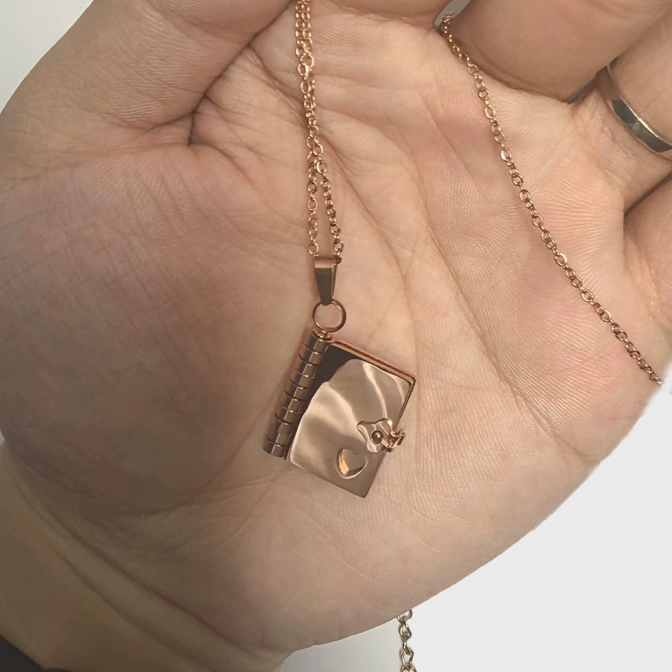 Oro Rosa con Cuore - Senza Incisione