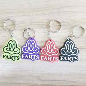 <b>Personalized</b> Promotional Key Chain Custom Sublimation Printing Logo Soft PVC 2D Rubber Gift Item - Product Image 4