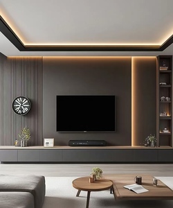 <strong>TV</strong> Cabinet <strong>Wall</strong> Unit <strong>Stand</strong> <strong>for</strong> Living Room Hidden <strong>Tv</strong> Cabinet Modern Design Standard Wood Custom High Quality <strong>TV</strong> Cabinet - Product Image 1