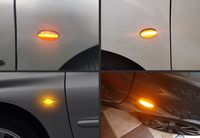 Remplacement des feux de virage des ailes latérales de voiture pour peugeot 307 206 207 Citroën C2 2009 2010 2011 2012 2013 Auto Assembly