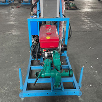 Foreuse de puits d'eau diesel sur chenilles MIKTON MKD-200 200m avec pompe et moteur, portable pour couches mixtes de sable, d'argile et de roche