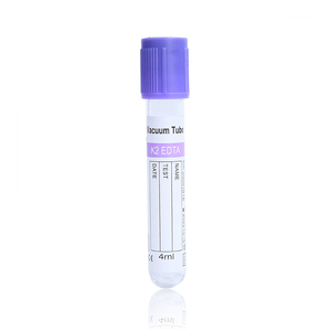 Tubo de Recolección de <span class=keywords><strong>Sangre</strong></span> al Vacío Médico con Certificación CE, Tubo PRP, Tubo EDTA, Gel Morado, ESR Azul, OEM, Vidrio, Coagulación - Product Image 1
