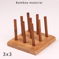 HOYE CRAFT – jeu de société en bambou pour enfant, jouet à empiler en bois, à jouer aux échecs