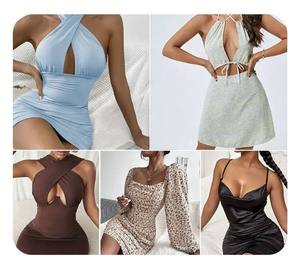 Ropa Nueva en Stock, Top Corto para Mujer, Camiseta a Bajo Precio, Ropa al por Mayor, Vestido Informal, Ropa Usada, Vestido para Mujer - Product Image 1