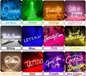 Personalizado Atacado Esportes SF 49ers Acrílico USB Alimentado LED Neon Estilo Logotipo Sinal Fan Cheerleading Suporte Sinal Luminoso - Product Image 4