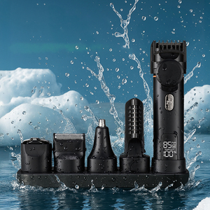 LK-888 Pantalla LCD, Venta al por Mayor, Set <span class=keywords><strong>de</strong></span> Barberí<span class=keywords><strong>a</strong></span> Profesional 6 en 1, Cortadora <span class=keywords><strong>de</strong></span> <span class=keywords><strong>Pelo</strong></span> Eléctrica Inalámbrica Profesional - Product Image 1