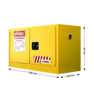 SYSBEL – armoire de rangement de 45 gallons avec certificat FM, armoire de sécurité pour flammes