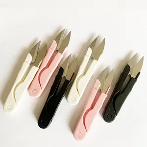 Мини-Ножницы для рукоделия, маленькие ножницы для ремесла, ножницы для резьбы, ножницы для стрижки, ножницы для шитья, U-образные безопасные ножницы для пряжи