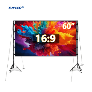 Pantalla de Proyección Inflable para Exteriores Topleo, Pantalla de Proyección Portátil de Tela Inflable para Cine en Casa - Product Image 1