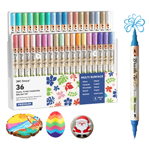 Marcadores de Arte de Doble Punta, <span class=keywords><strong>120</strong></span> Colores, para Libros de Colorear para Adultos, Juego de Marcadores de Dibujo Artístico con Punta Fina y Punta de Pincel - Product Image 1