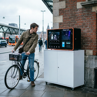 Distributeur automatique de parfums à retour sur investissement rapide pour l'installation dans les immeubles de bureaux, kiosque de parfums en libre-service