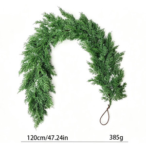 Guirlande de feuilles de pin artificielles Hua Zi 100cm 200cm Décoration d'intérieur Décoration de Noël - Product Image 2