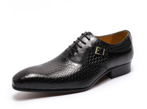 Chaussures habillées en cuir pour hommes, à bout pointu, motif graffiti, style britannique, version coréenne, tendance printemps 2026, haute qualité - Product Image 6