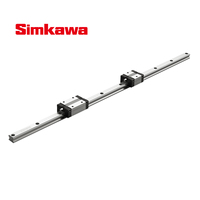 Guía lineal industrial Nema23 de acero de 200 mm con rodamiento y husillo rígido para router CNC
