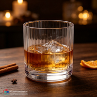 Verres à whisky et à vin modernes sans pied, incassables, en Tritan PC transparent, avec base lourde