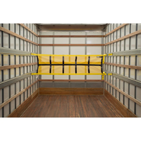 Économiseur de fret Horizontal-Remorque Cargo Net Sécurité Cargo Net Robuste Facile À Installer Coulissant Palette Rack Filet De Sécurité Pour Camion