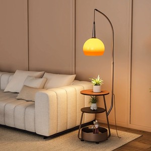 TOGETHER Japanese Retro Vertical <strong>Table</strong> <strong>Lamp</strong> Floor <strong>Lamp</strong> Living Room <strong>Study</strong> Bedroom Nightstand Tray Storage Cabinet a Floor <strong>Lamp</strong> - Product Image 4