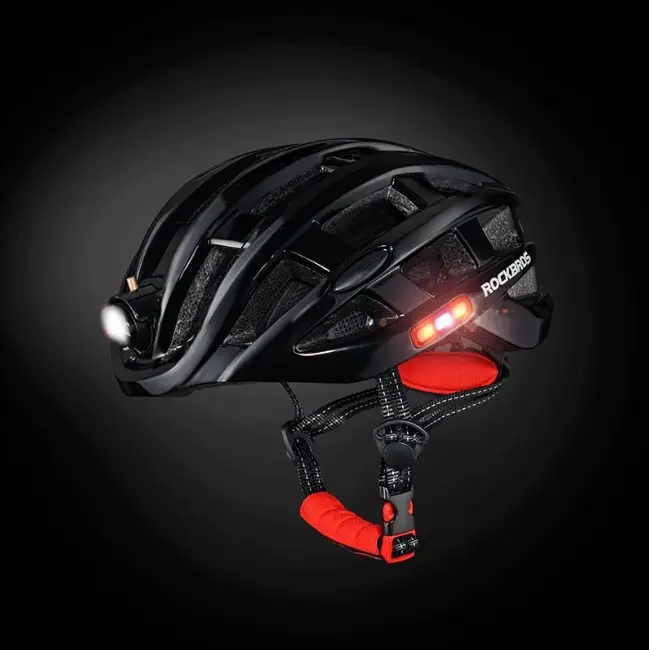 Smart Bike Ultralight Helmet With Light Motorcycle Accessory Waterproof Mountain Cycling Bike Light Helmet