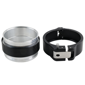 Pièces de performance 3,0 pouces de diamètre extérieur Ensemble de colliers de serrage sans goupille <span class=keywords><strong>pour</strong></span> tubes HD, aluminium noir, neuf, 32516, embouts de soudure en aluminium, <span class=keywords><strong>manchon</strong></span> d'union - Product Image 6