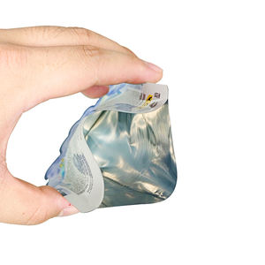 كيس تغليف معدني لامع ثلاثي الجوانب محكم الغلق سهل الدموع مضاد للساكنة مقاوم للرطوبة غلاف طعام مرن - Product Image 6