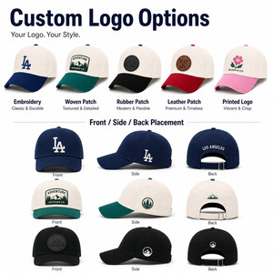 Custom Logo 6-Panel Baseball Cap Structured Fit Contrast Visor Premium Cotton Wholesale Adjustable Sun Hat Ivory Crimson - Product Image 2