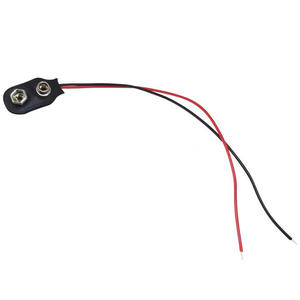 Soporte de Batería Pinch para CR1220, 2032, 2450, BS8, 10, 9V, 6F22, 3V, Montaje en Superficie con Cableado - Product Image 4