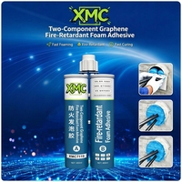 XMC 7119 Mousse expansive rapide haute résistance IP68 étanche 5X, mastic de calfeutrage 400ml pour interstices de portes/fenêtres et travaux du bois