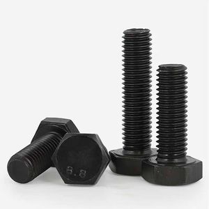 <span class=keywords><strong>MadeinChina</strong></span>, les boulons à tête hexagonale en acier au carbone peuvent être personnalisés avec des boulons en acier au carbone de haute qualité 4.8 8.8 10.9 12.9 DIN931/DIN933 - Product Image 2