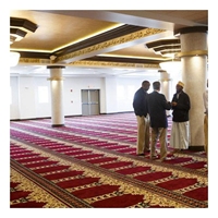 Tapis personnalisé mur à mur mosquée prière hôtel moderne nouveau design Tapis