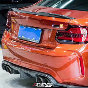 Pour BMW Série 2 F22 F23 F87 M2 M2C M Sport Coupé, Aileron de coffre arrière en fibre de carbone, Kit carrosserie, Ailerons, Accessoires de style - Product Image 2