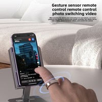 Anillo Inteligente R7, Éxito de Ventas Transfronterizo, Monitoreo de Frecuencia Cardíaca y Oxígeno en Sangre, Seguimiento de Ejercicio, Control por Gestos, Transmisión de Video