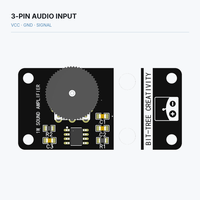 Module de carte amplificateur audio 1W avec haut-parleur intégré pour projets électroniques Arduino PWM Sound STEM