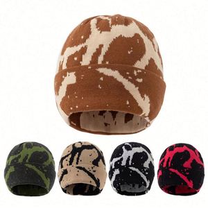 Wholesale Custom Jacquard Logo Knitted 100% Acrylic Breathable Waterproof High Quality Unisex Beanie <b>Hat</b> <b>Winter</b> Sports Skiing - Product Image 6