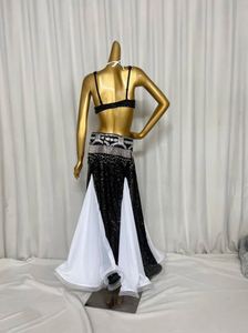 <span class=keywords><strong>Costume</strong></span> de danse du ventre professionnel pour femmes, vente chaude, tenue pour spectacle sur scène, ensemble de 3 pièces, <span class=keywords><strong>costume</strong></span> de danseuse de carnaval orné de perles - Product Image 4