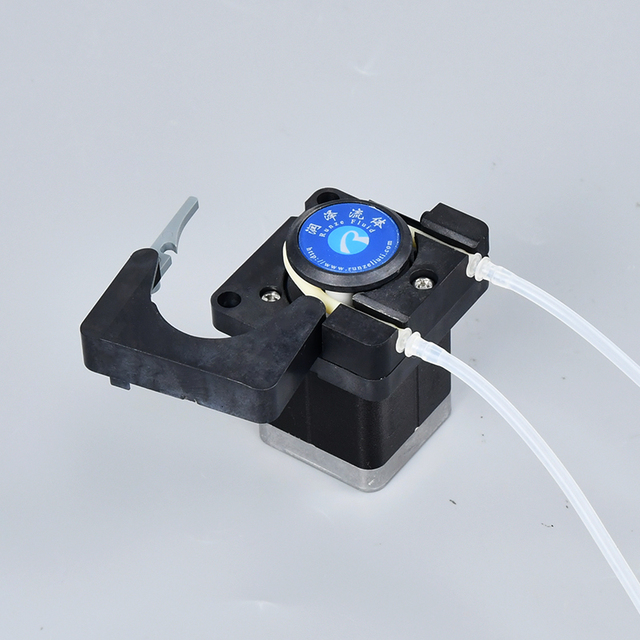 Runze Mini Peristaltic Pump with High Stability NEMA 17 Stepper Motor 4/8 Rollers Electric Power Source OEM Customizable