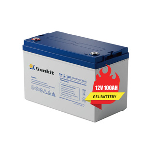 Sunkit PowerSafe <b>12V</b>/100Ah <b>Deep</b> <b>Cycle</b> <b>Battery</b> Sealed Lead Acid for Solar System & UPS Backup Power - Product Image 6
