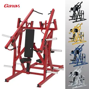 Ganas Commerciële Fitnessapparatuur Borstdruk Iso Zijdelingse Rug Verlengmachine 2 In 1 Machine