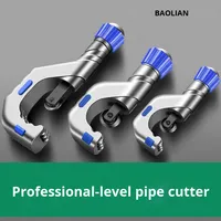 Coupe-tube professionnel réglable rapide pour cuivre, fer, acier et acier inoxydable – Couteau de coupe manuel pour tuyaux