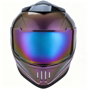 <span class=keywords><strong>Casco</strong></span> de Motocicleta Integral con Certificación DOT, Carcasa de ABS, Doble Visera, Unisex, <span class=keywords><strong>para</strong></span> Carreras y Calle - Product Image 2